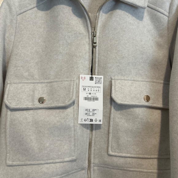 Zara cream jacket nwt - Picture 3 of 3